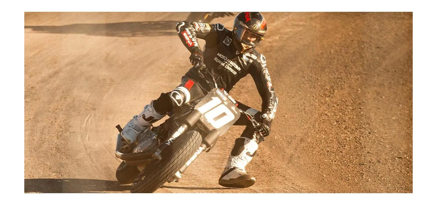 Steel Shoe Is “Sole” Of Flat-Track Motorcycle Racing