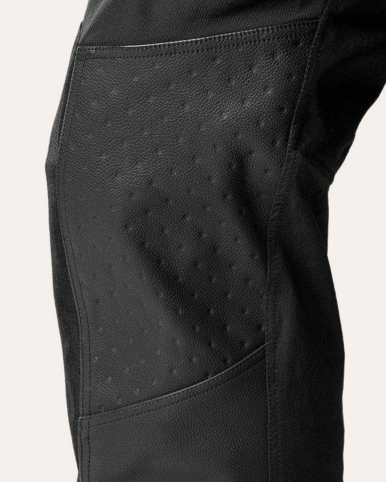 Grip panel at inside knees