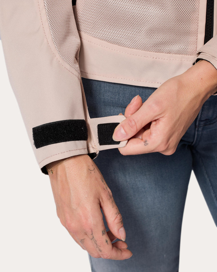 Hook and loop cuff adjustment