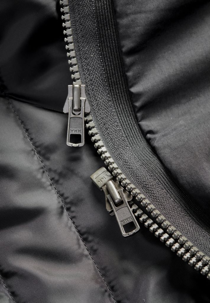 Short and long connection zipper