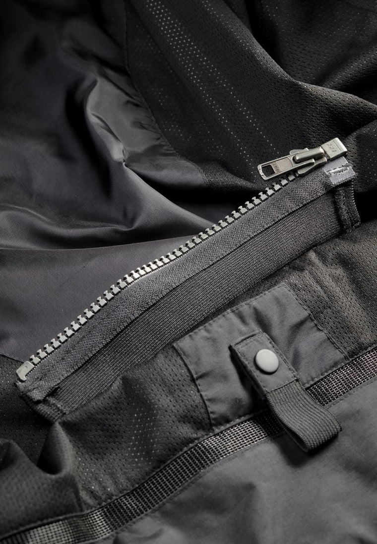 Short connection zipper