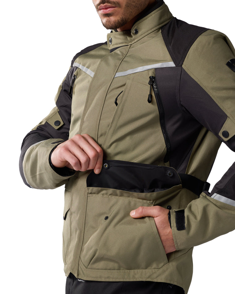 Stash and hand warmer pockets at front