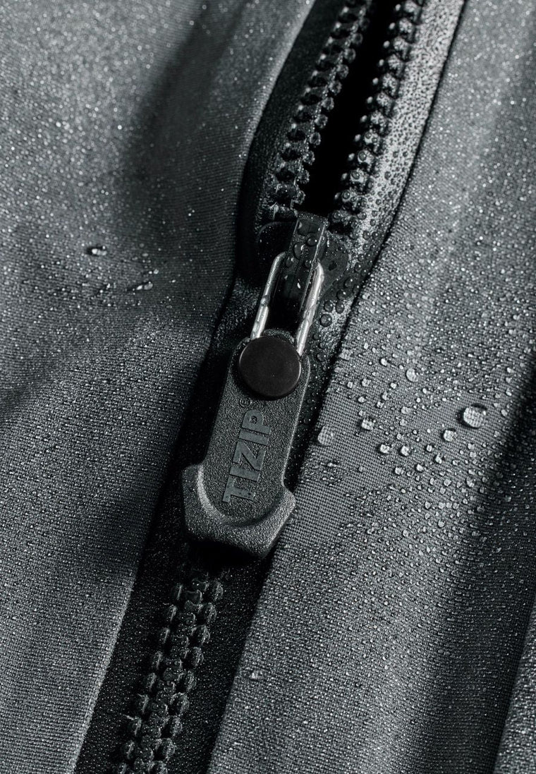 TIZIP® waterproof front zipper